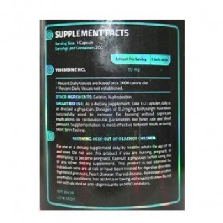 Yohimbine HCl 10 mg USA SUPPLEMENTS LLC USA Supplements LLC